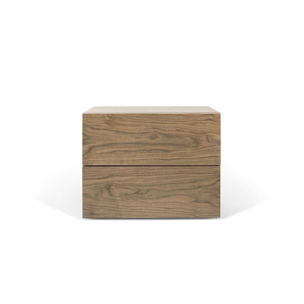 TEMAHOME - Float Night Stand with 2 Drawers in Walnut - 9303758065 veiw 1