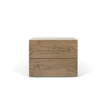TEMAHOME - Float Night Stand with 2 Drawers in Walnut - 9303758065 veiw 1