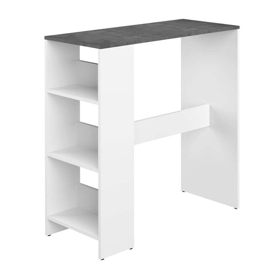 TEMAHOME - Gavarnie Bar Table in White / Concrete Look - E8088A2198X00 veiw 1