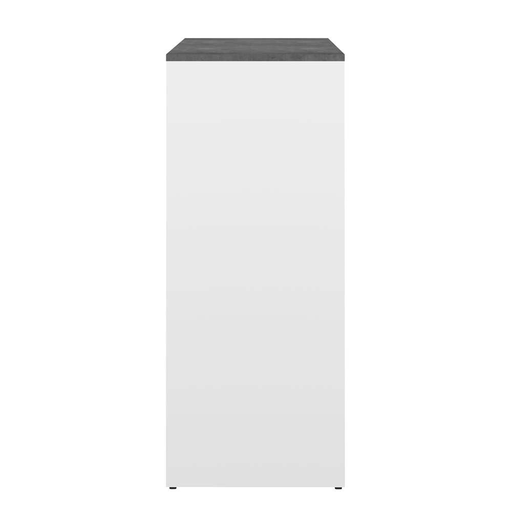 TEMAHOME - Gavarnie Bar Table in White / Concrete Look - E8088A2198X00 veiw 4
