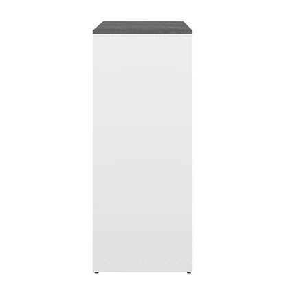 TEMAHOME - Gavarnie Bar Table in White / Concrete Look - E8088A2198X00 veiw 4