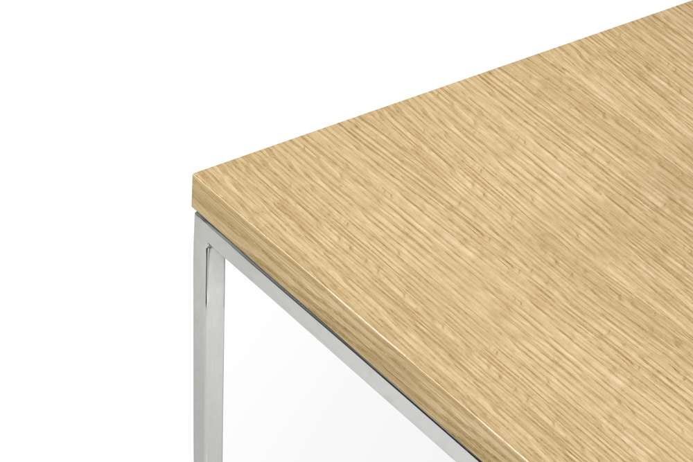 TEMAHOME - Gleam 20x20 Side Table in Oak / Chrome - 9500626593 veiw 3