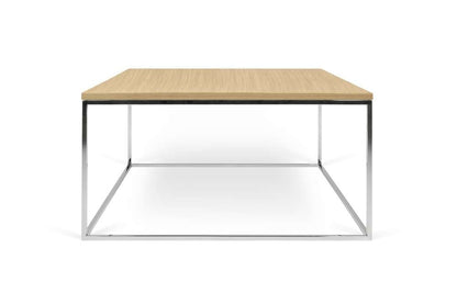 TEMAHOME - Gleam 30x30 Coffee Table in Oak / Chrome - 9500626630 veiw 1