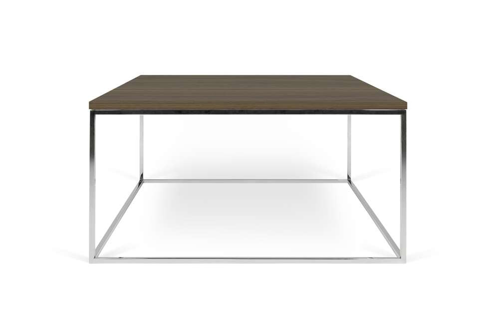TEMAHOME - Gleam 30X30 Coffee Table in Walnut / Chrome - 9500629037 veiw 1