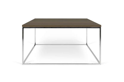 TEMAHOME - Gleam 30X30 Coffee Table in Walnut / Chrome - 9500629037 veiw 1