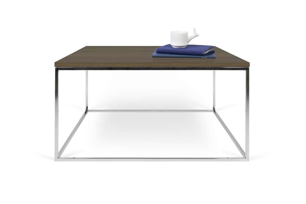 TEMAHOME - Gleam 30X30 Coffee Table in Walnut / Chrome - 9500629037 veiw 2