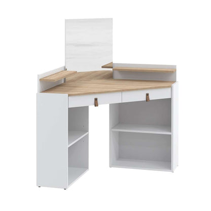 TEMAHOME - Gloss Vanity Unit in White / Natural Oak Color - X2076X2134A42 veiw 2