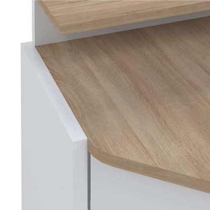TEMAHOME - Gloss Vanity Unit in White / Natural Oak Color - X2076X2134A42 veiw 7