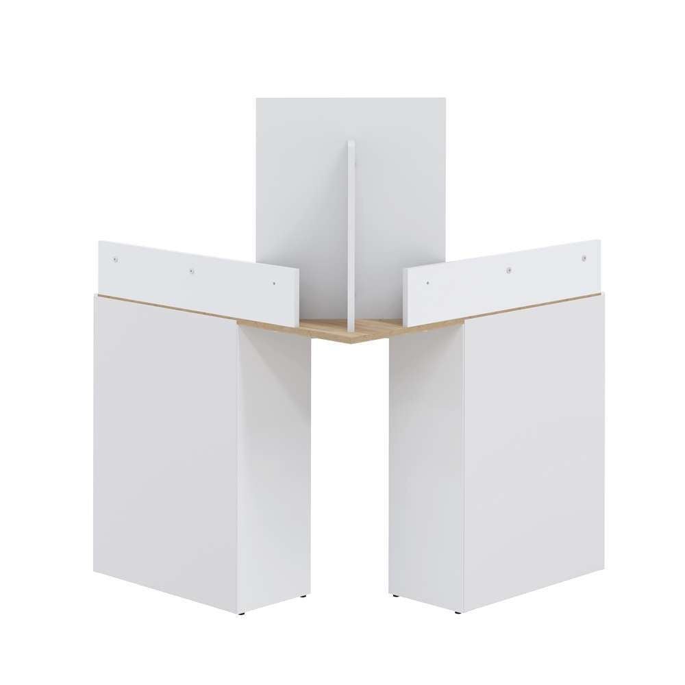 TEMAHOME - Gloss Vanity Unit in White / Natural Oak Color - X2076X2134A42 veiw 8