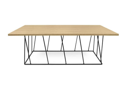 TEMAHOME - Helix 47x30 Coffee Table  in Oak / Black Lacquered Steel - 9500626937 veiw 1