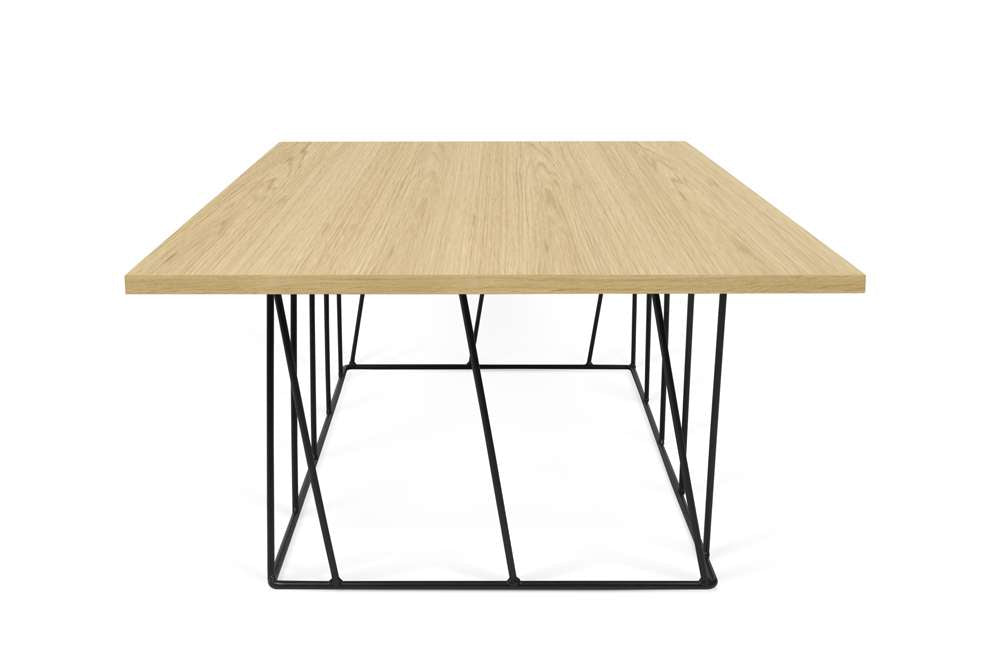TEMAHOME - Helix 47x30 Coffee Table  in Oak / Black Lacquered Steel - 9500626937 veiw 3