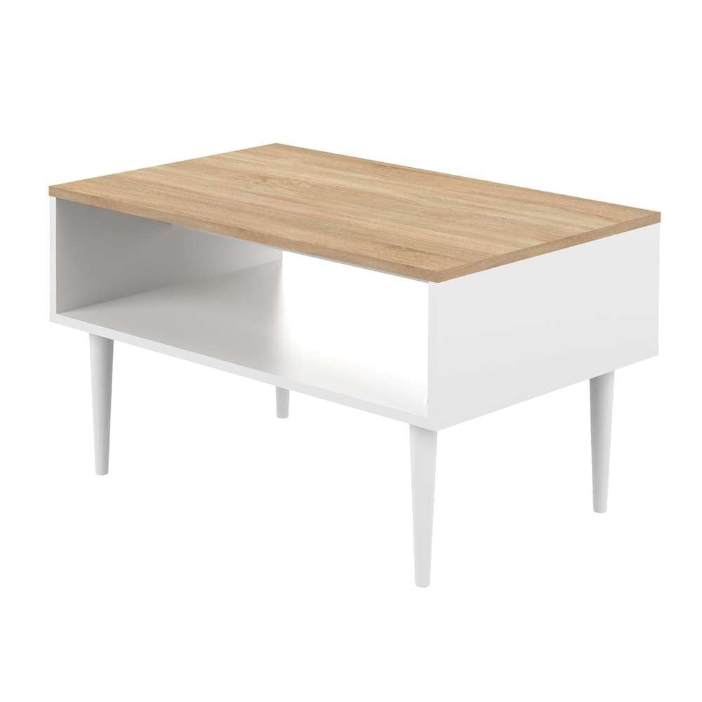 TEMAHOME - Horizon Coffee Table in Oak Color / White - E2153A2134X00 veiw 3
