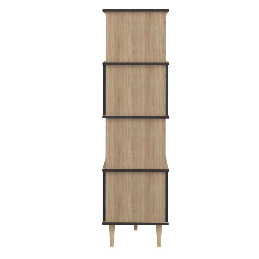 TEMAHOME - Iconic Bookshelf in Natural Oak Color / Black - X7770X8676A00 veiw 4