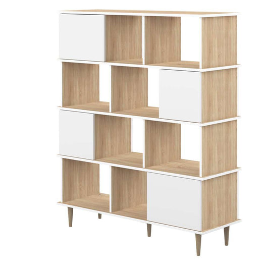 TEMAHOME - Iconic Bookshelf in Natural Oak Color / White - X7770X8021A00 veiw 1