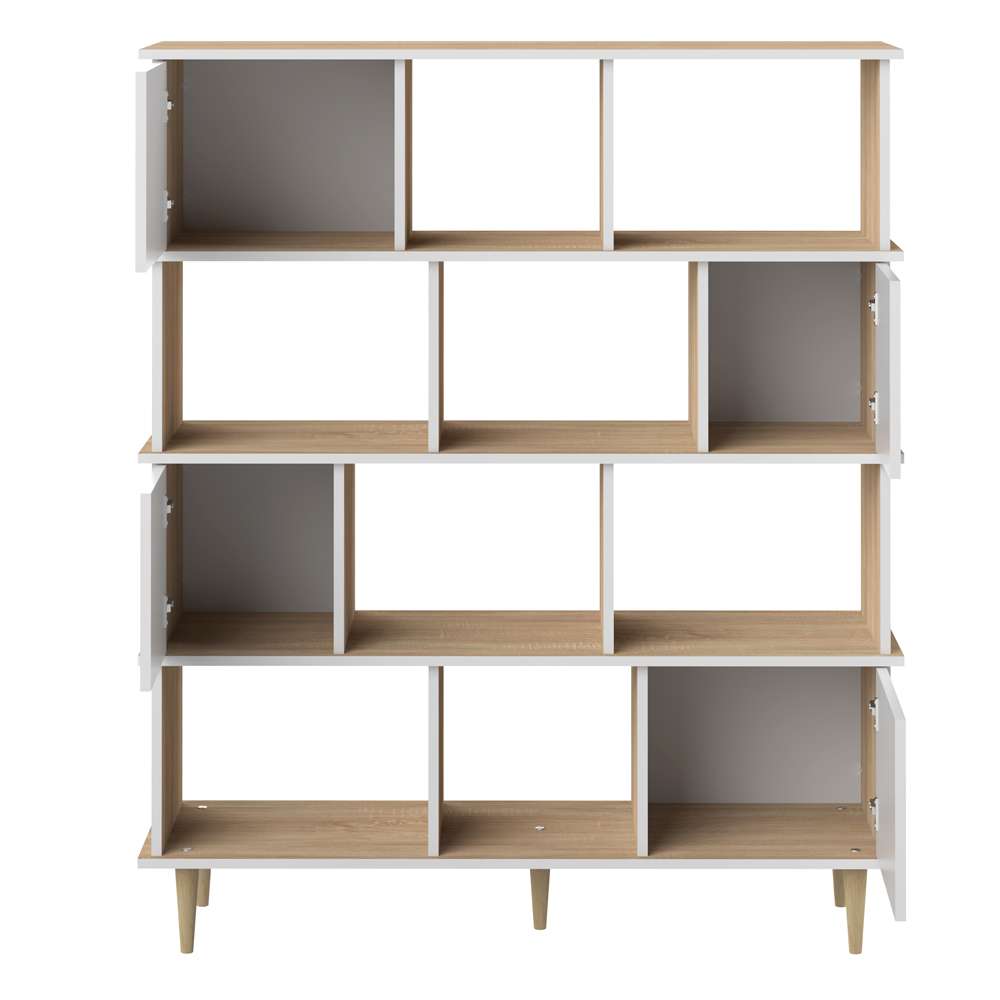 TEMAHOME - Iconic Bookshelf in Natural Oak Color / White - X7770X8021A00 veiw 2