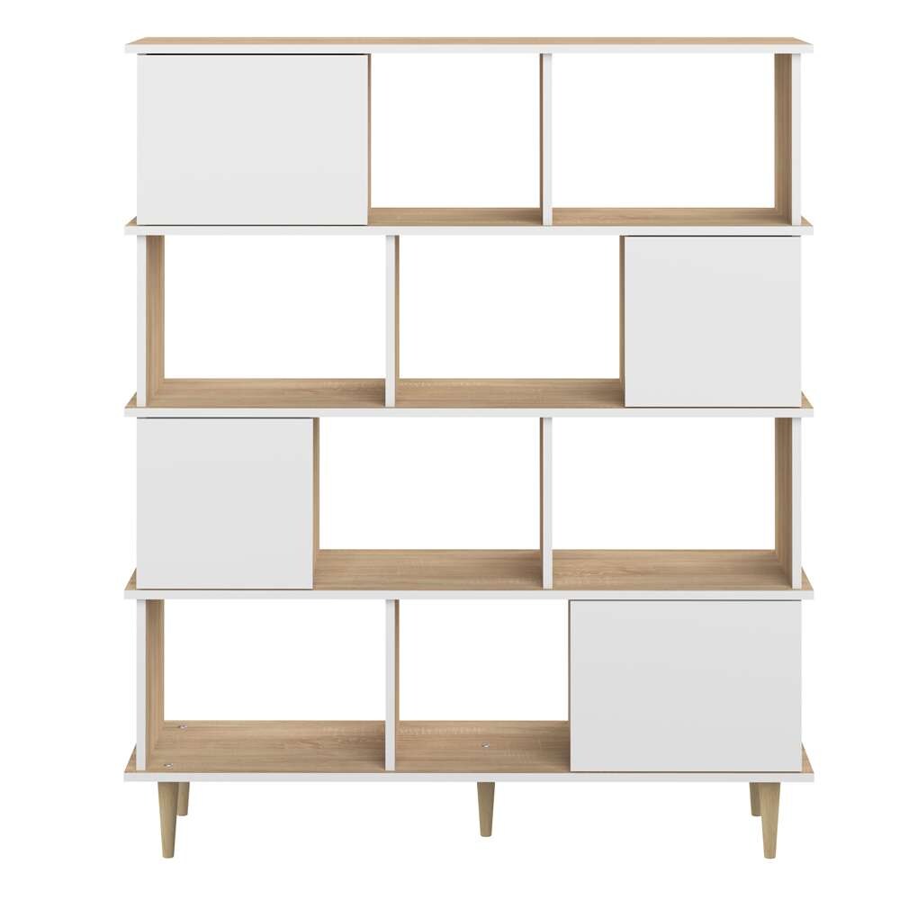 TEMAHOME - Iconic Bookshelf in Natural Oak Color / White - X7770X8021A00 veiw 3