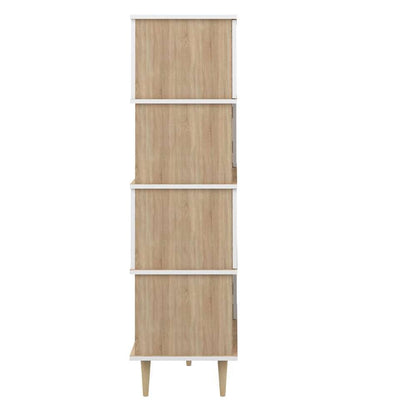 TEMAHOME - Iconic Bookshelf in Natural Oak Color / White - X7770X8021A00 veiw 4