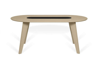 TEMAHOME - Lago Wood Dining table in Light Oak and Pure Balck - 9003614415 veiw 1
