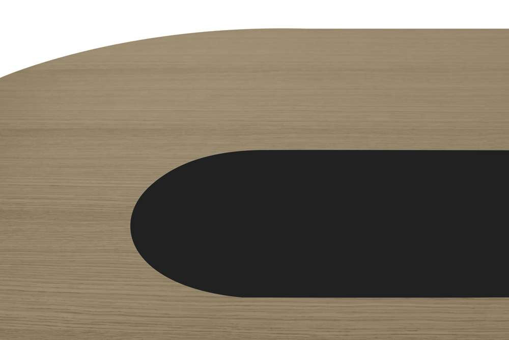 TEMAHOME - Lago Wood Dining table in Light Oak and Pure Balck - 9003614415 veiw 3