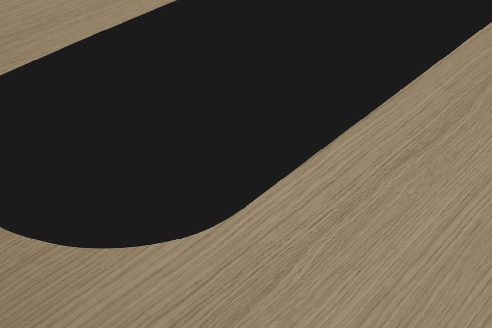 TEMAHOME - Lago Wood Dining table in Light Oak and Pure Balck - 9003614415 veiw 4
