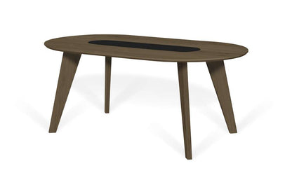 TEMAHOME - Lago Wood Dining table in Walnut and Pure Black - 9003614408 veiw 1