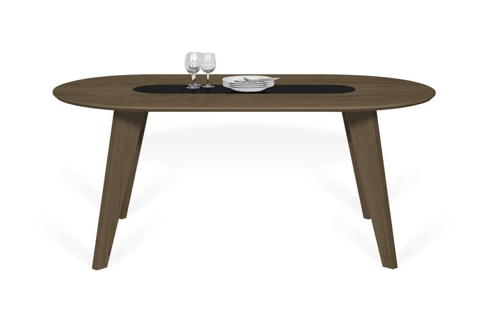 TEMAHOME - Lago Wood Dining table in Walnut and Pure Black - 9003614408 veiw 3