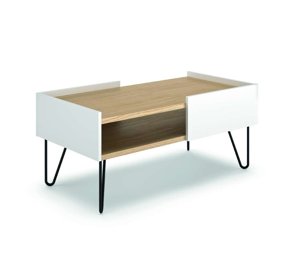 TEMAHOME - Nina Coffee Table in Light Oak / Pure White / Black - 9003629952 veiw 3