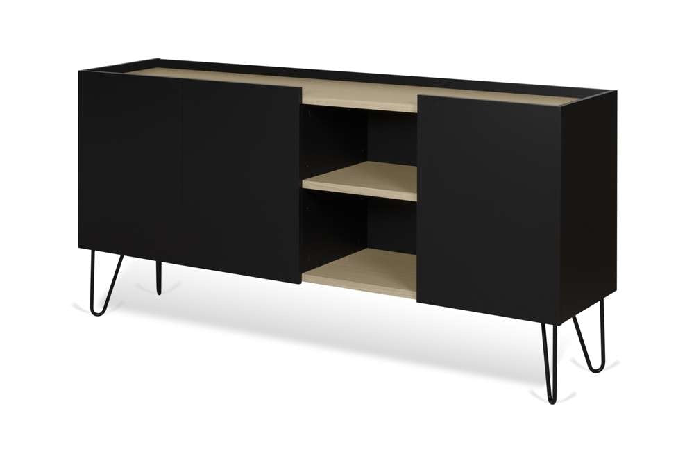 TEMAHOME - Nina Sideboard in Light Oak / Pure Black / Black - 9500404139 veiw 4