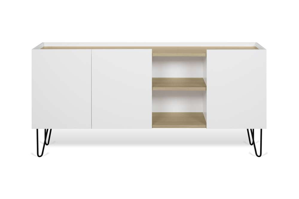 TEMAHOME - Nina Sideboard in Light Oak / Pure White / Black - 9500404160 veiw 1