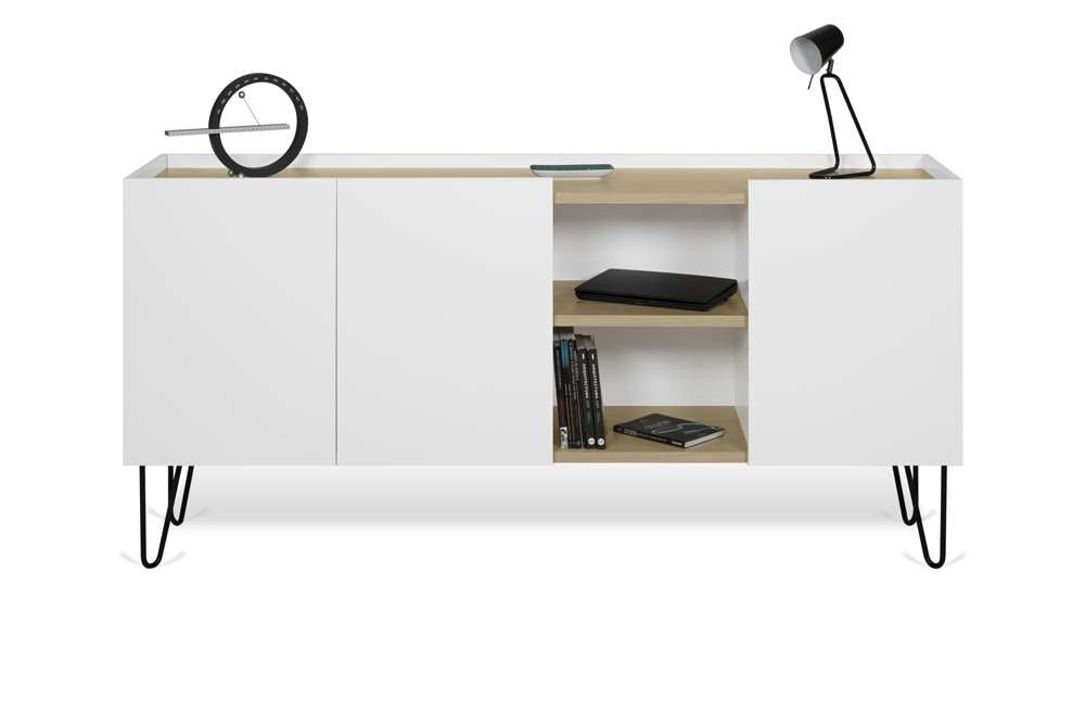 TEMAHOME - Nina Sideboard in Light Oak / Pure White / Black - 9500404160 veiw 3