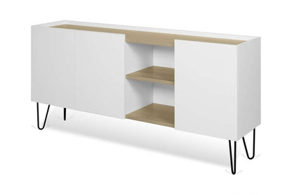 TEMAHOME - Nina Sideboard in Light Oak / Pure White / Black - 9500404160 veiw 4