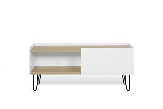 TEMAHOME - Nina Tv Table in Light Oak / Pure White / Black - 9003639555 veiw 1
