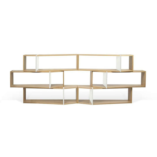 TEMAHOME - One Module Bookcase in Oak / Pure White - 9500320057 veiw 1