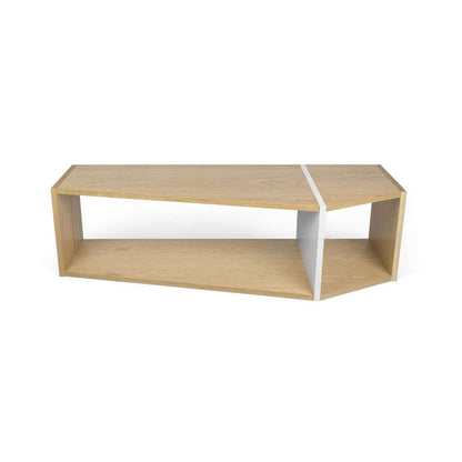 TEMAHOME - One Module Bookcase in Oak / Pure White - 9500320033 veiw 1