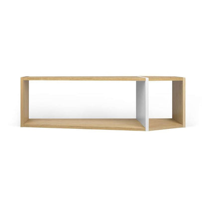 TEMAHOME - One Module Bookcase in Oak / Pure White - 9500320033 veiw 5