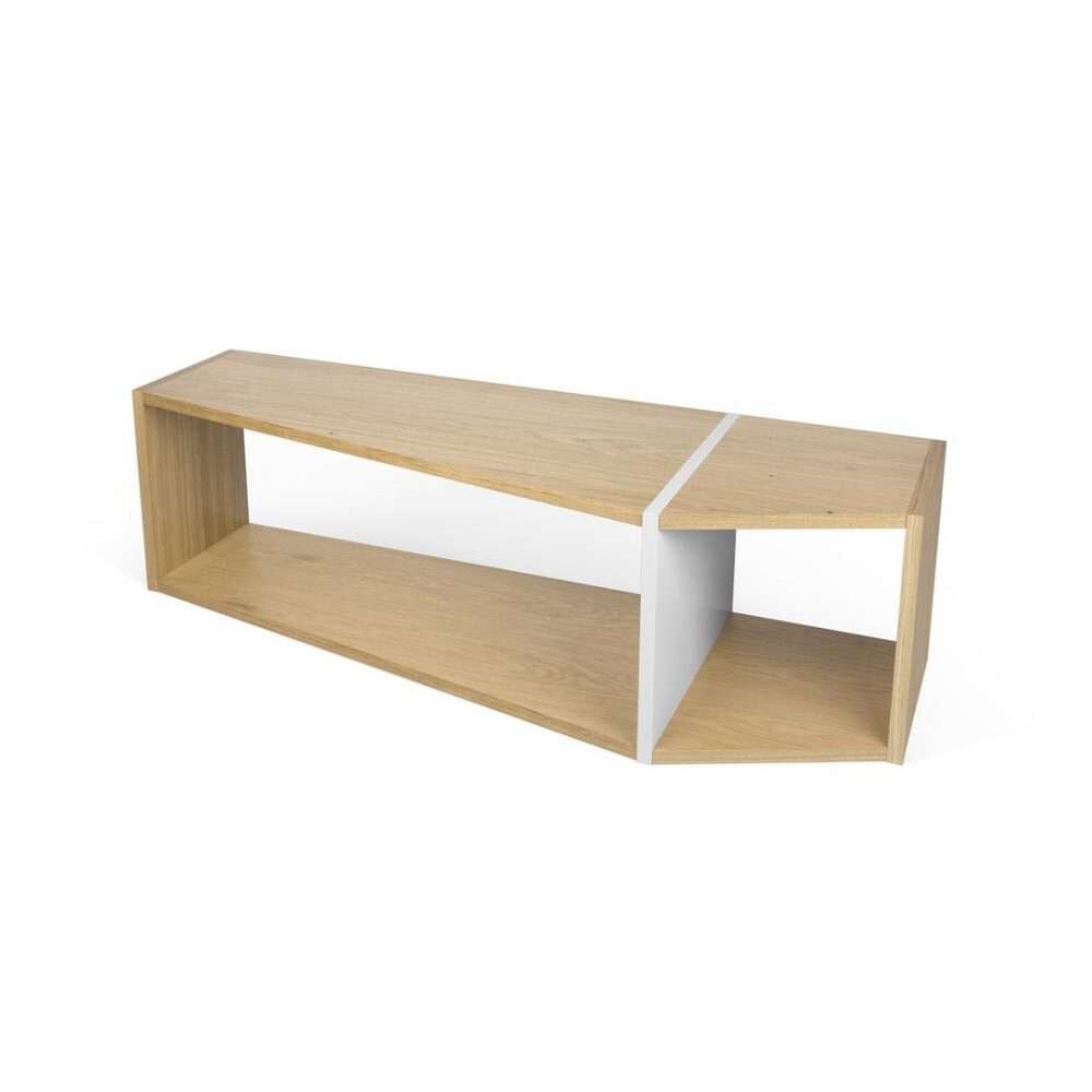 TEMAHOME - One Module Bookcase in Oak / Pure White - 9500320033 veiw 6