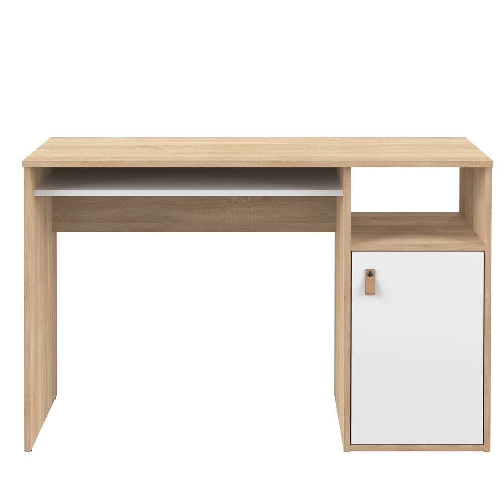 TEMAHOME - Oxford Desk in White / Oak Color - E1202A0321A42 veiw 1