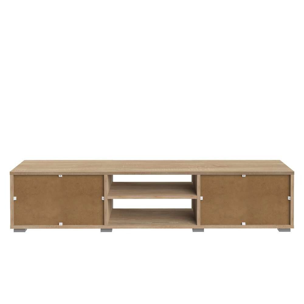 TEMAHOME - Podium 140 TV Stand with doors in White / Oak Color - E3153A3421A00 veiw 5