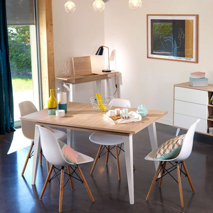 TEMAHOME - Prism Extendable Dining Table in Natural Oak Color - E2290A0300X00 veiw 7