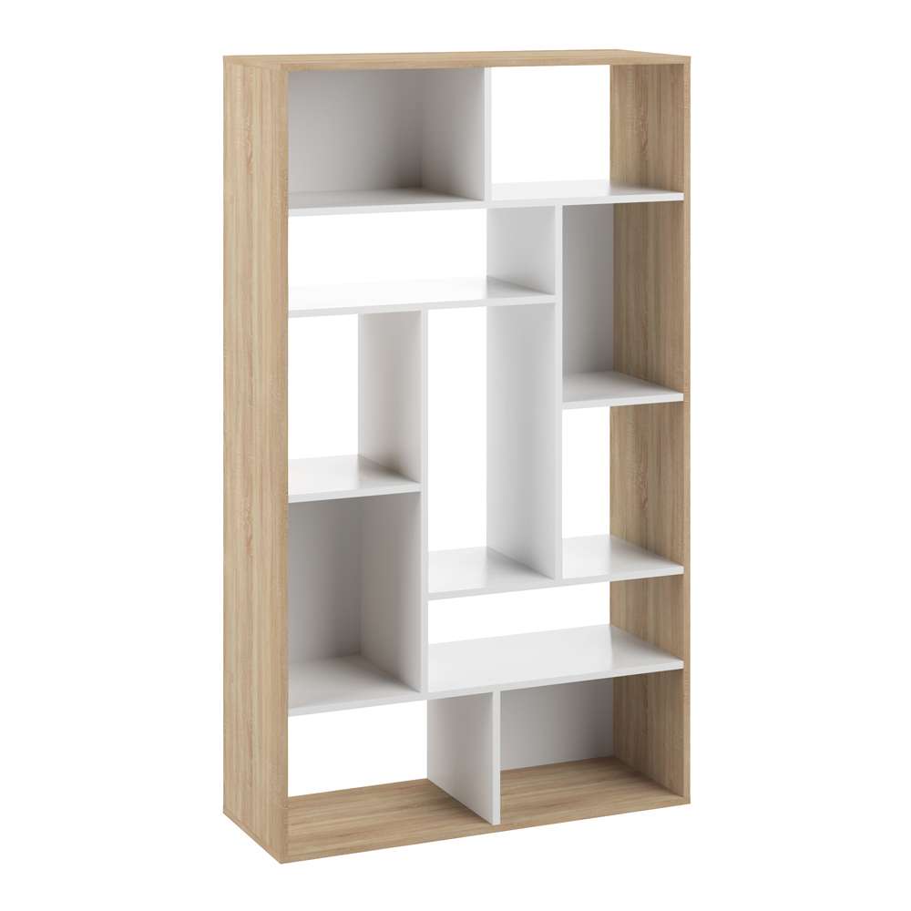 TEMAHOME - Seoul Bookshelf in White / Oak Color - X7030X0321X00 veiw 3