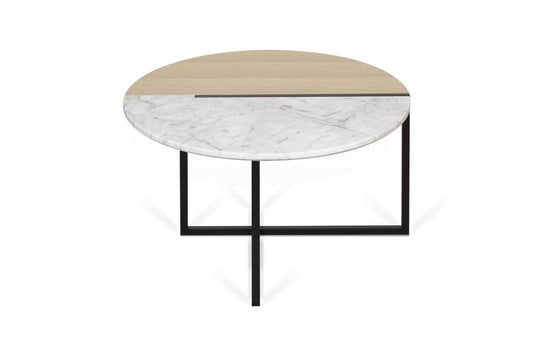 TEMAHOME - Sonata Coffee Table in White Marble / Light Oak  - 9003629228 veiw 2