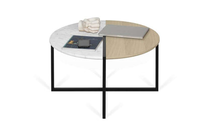 TEMAHOME - Sonata Coffee Table in White Marble / Light Oak  - 9003629228 veiw 5