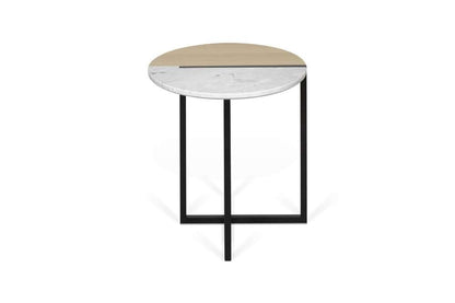 TEMAHOME - Sonata Side Table in White Marble / Light Oak  - 9003629204 veiw 3