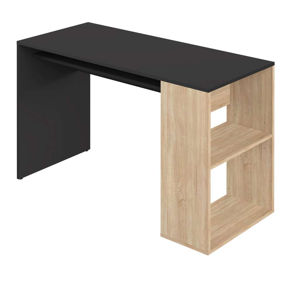 TEMAHOME - Yale Desk in Black / Oak Color - E1201A3476X00 veiw 2