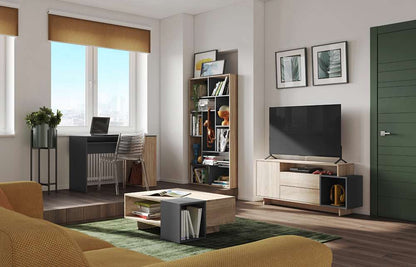 TEMAHOME - Yale Desk in Black / Oak Color - E1201A3476X00 veiw 7