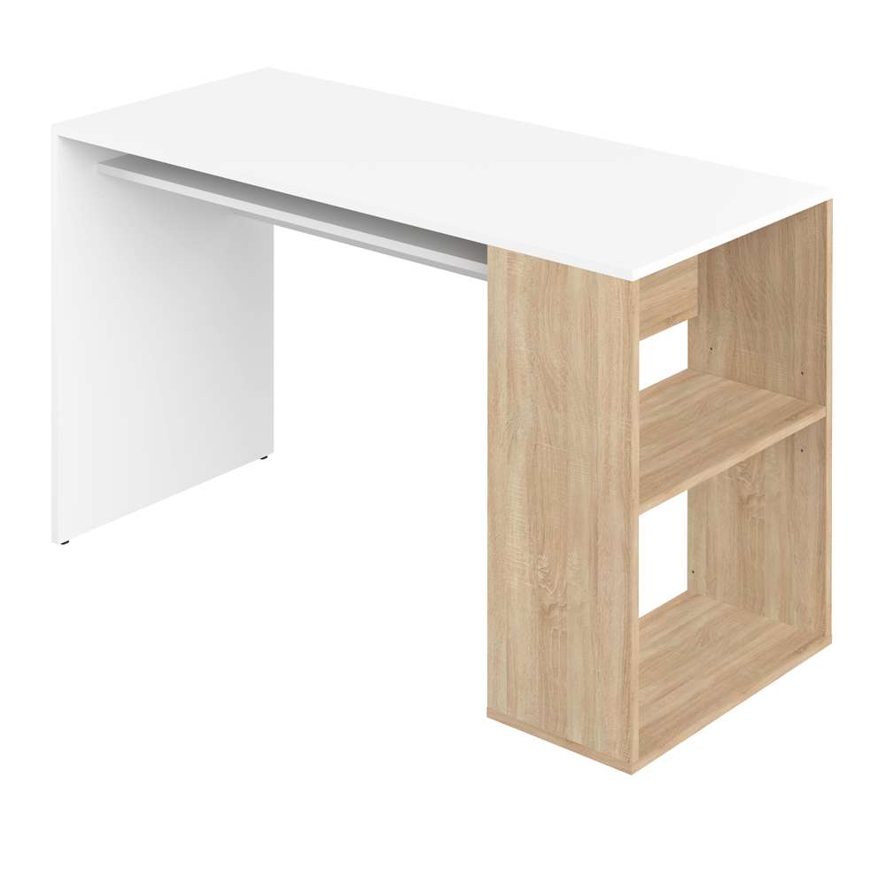 TEMAHOME - Yale Desk in White / Oak Color - E1201A3421X00 veiw 2