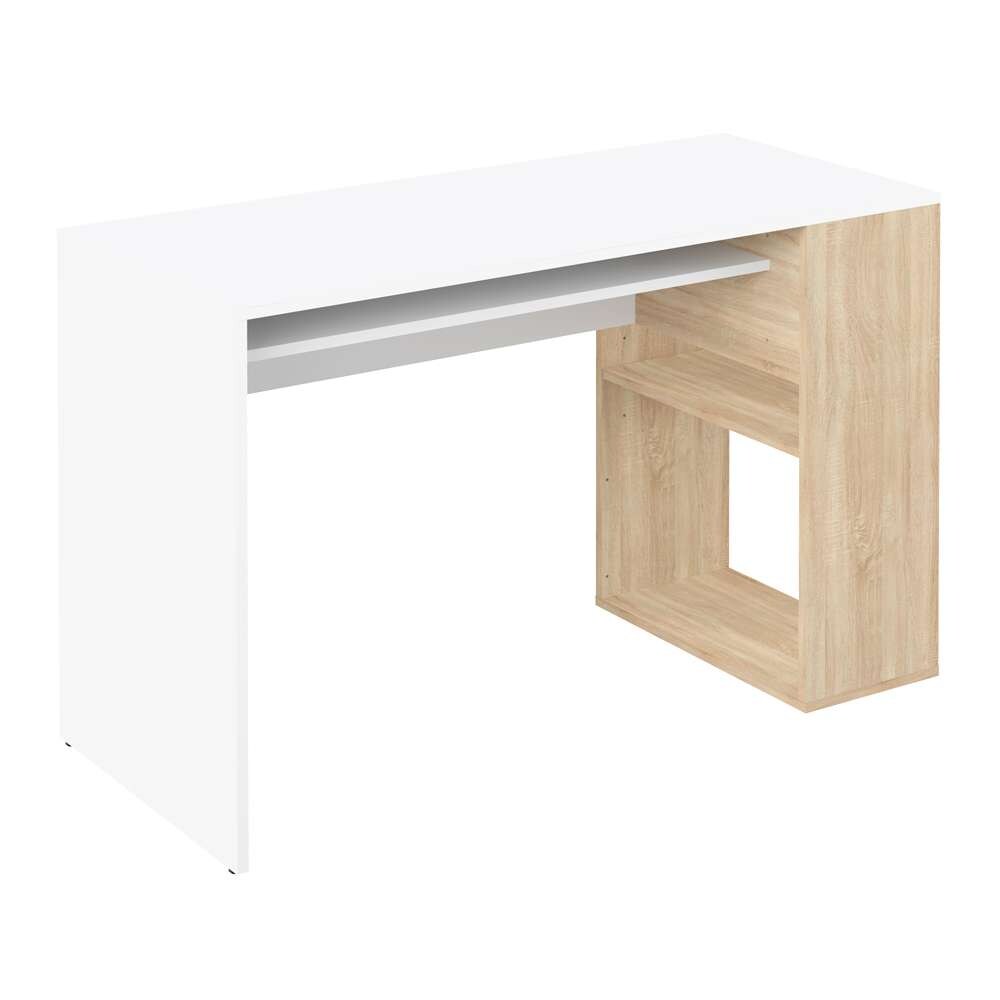TEMAHOME - Yale Desk in White / Oak Color - E1201A3421X00 veiw 3