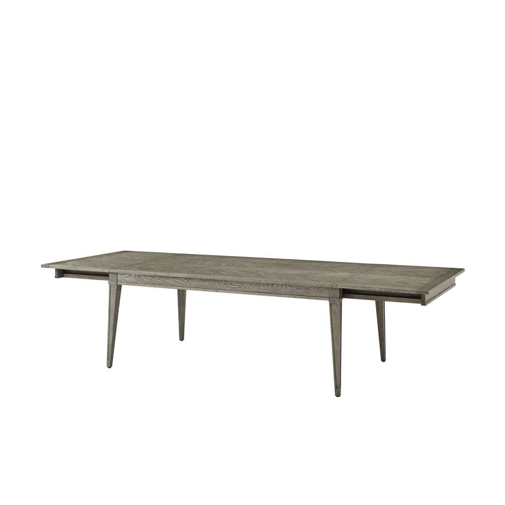 Theodore Alexander - Echoes Callan Dining Table in gray - CB54030-C267_CLOSEOUT veiw 1