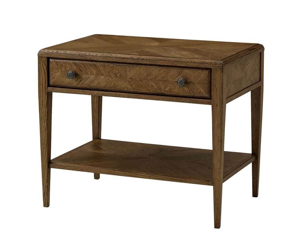 Theodore Alexander - Nova Drawer Side Table in Dusk Finish - TAS50081-C254 veiw 1