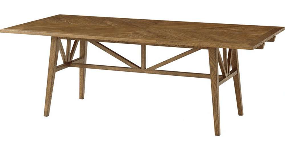 Theodore Alexander - Nova Extending Dining Table in Dawn Finish - TAS54082-C253 veiw 1